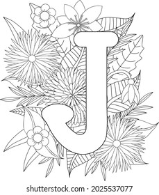 Letter j coloring page images stock photos d objects vectors