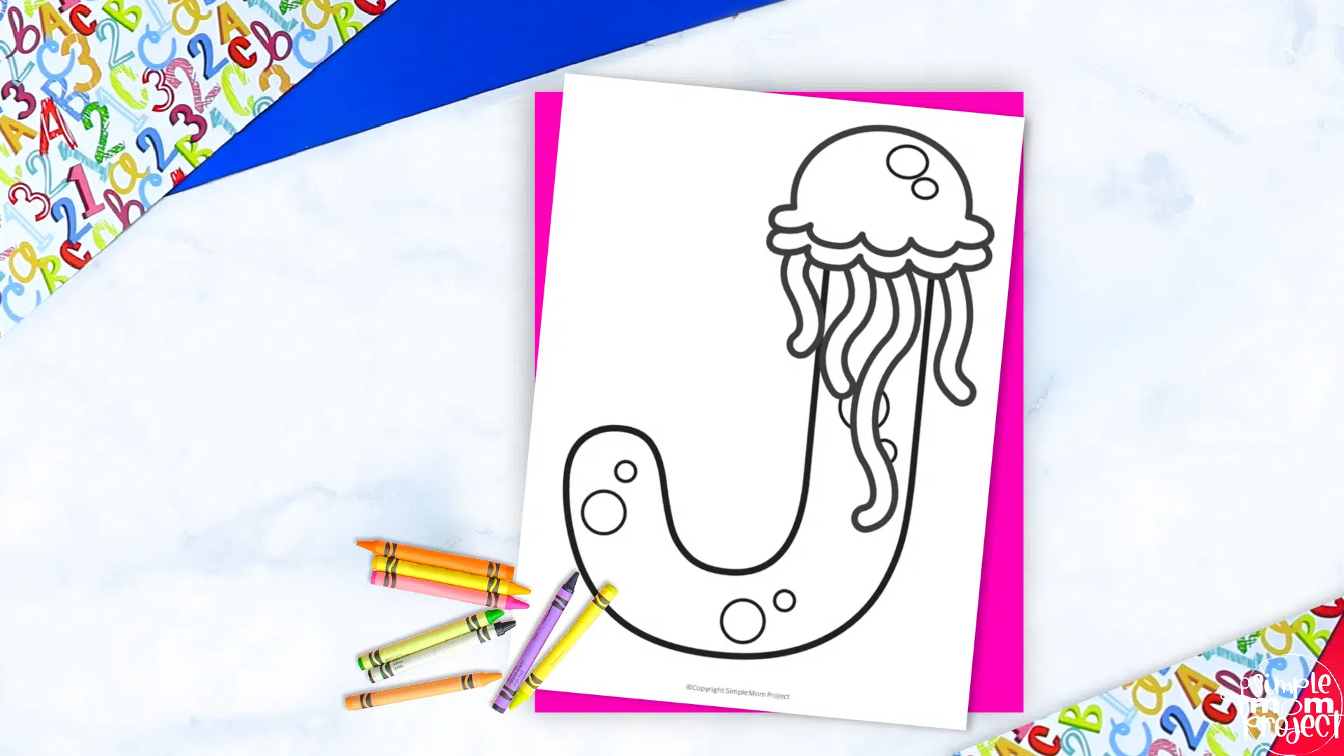 Free printable letter j coloring page â simple mom project