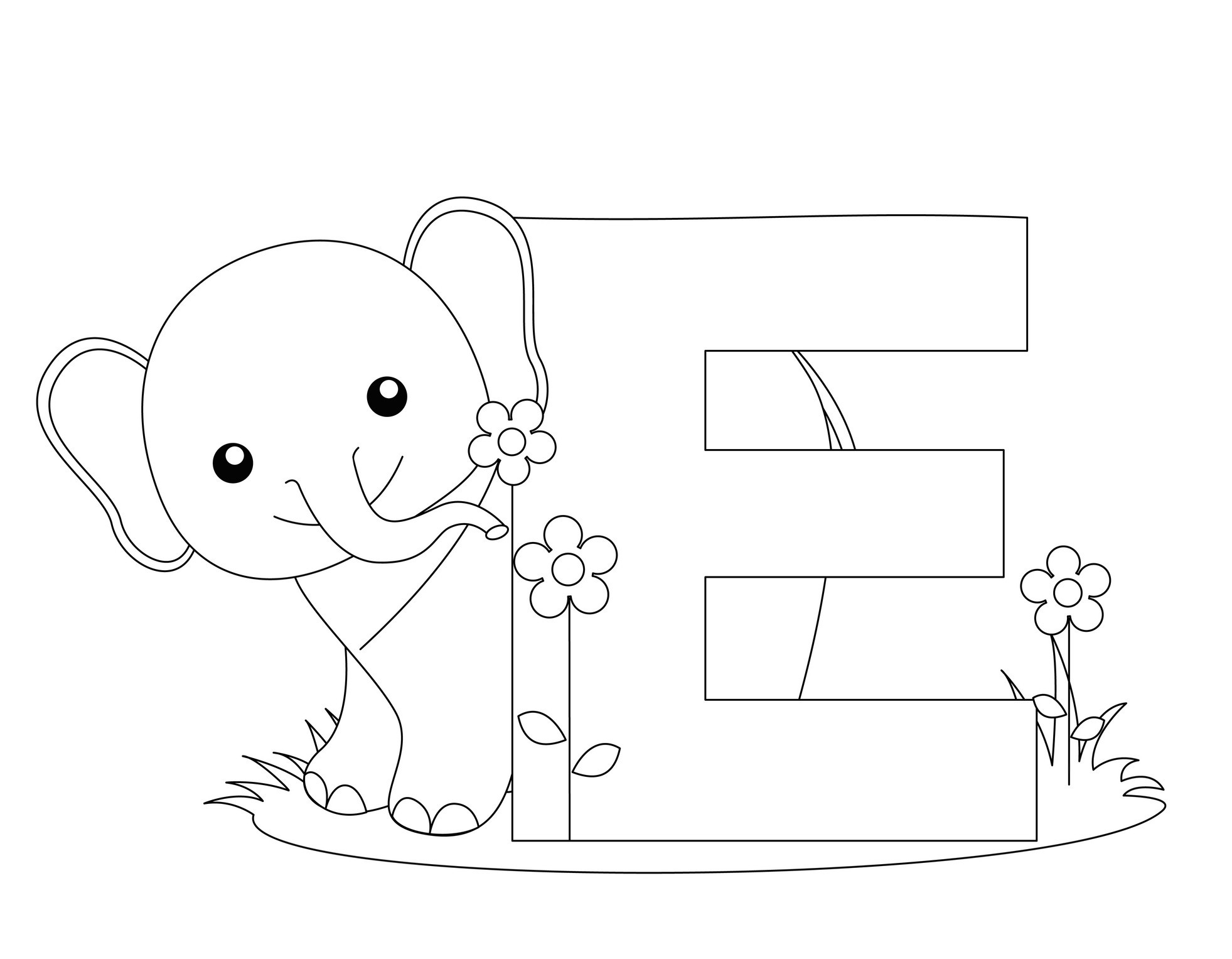 Free printable alphabet coloring pages for kids