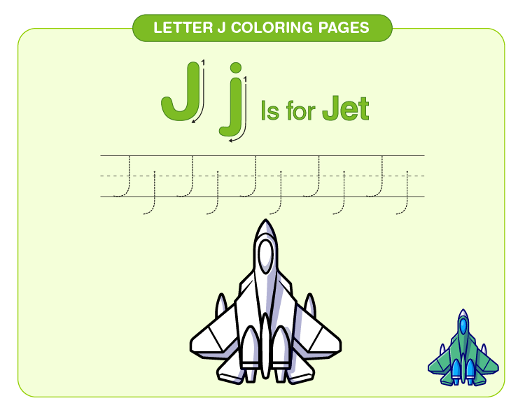 Letter j coloring pages download free printables for kids