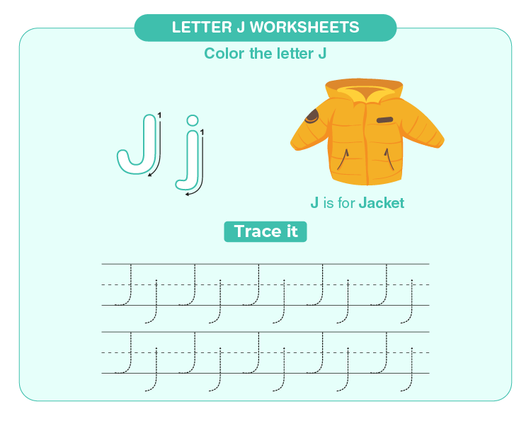 Letter j worksheets download free printables