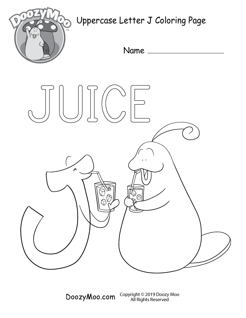 Cute alphabet coloring pages free printables