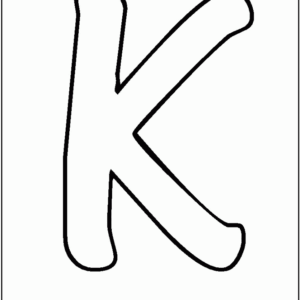 Letter k coloring pages printable for free download