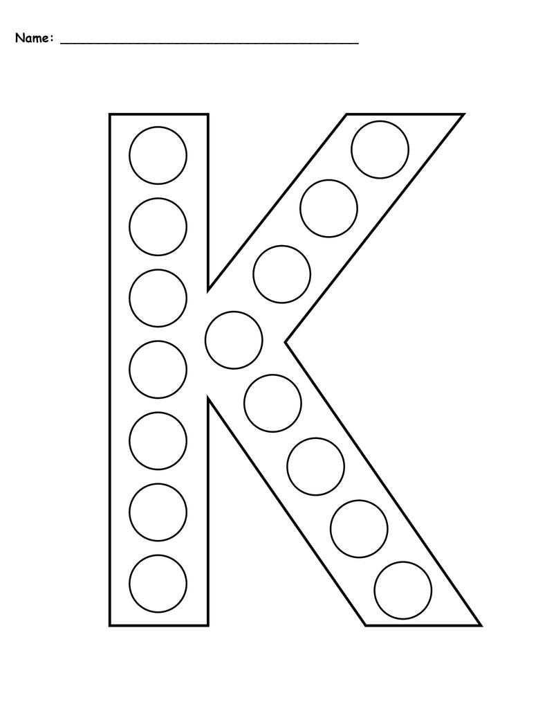 Letter k do