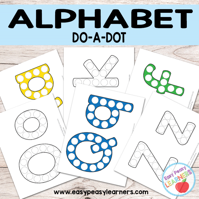 Free alphabet do a dot printables