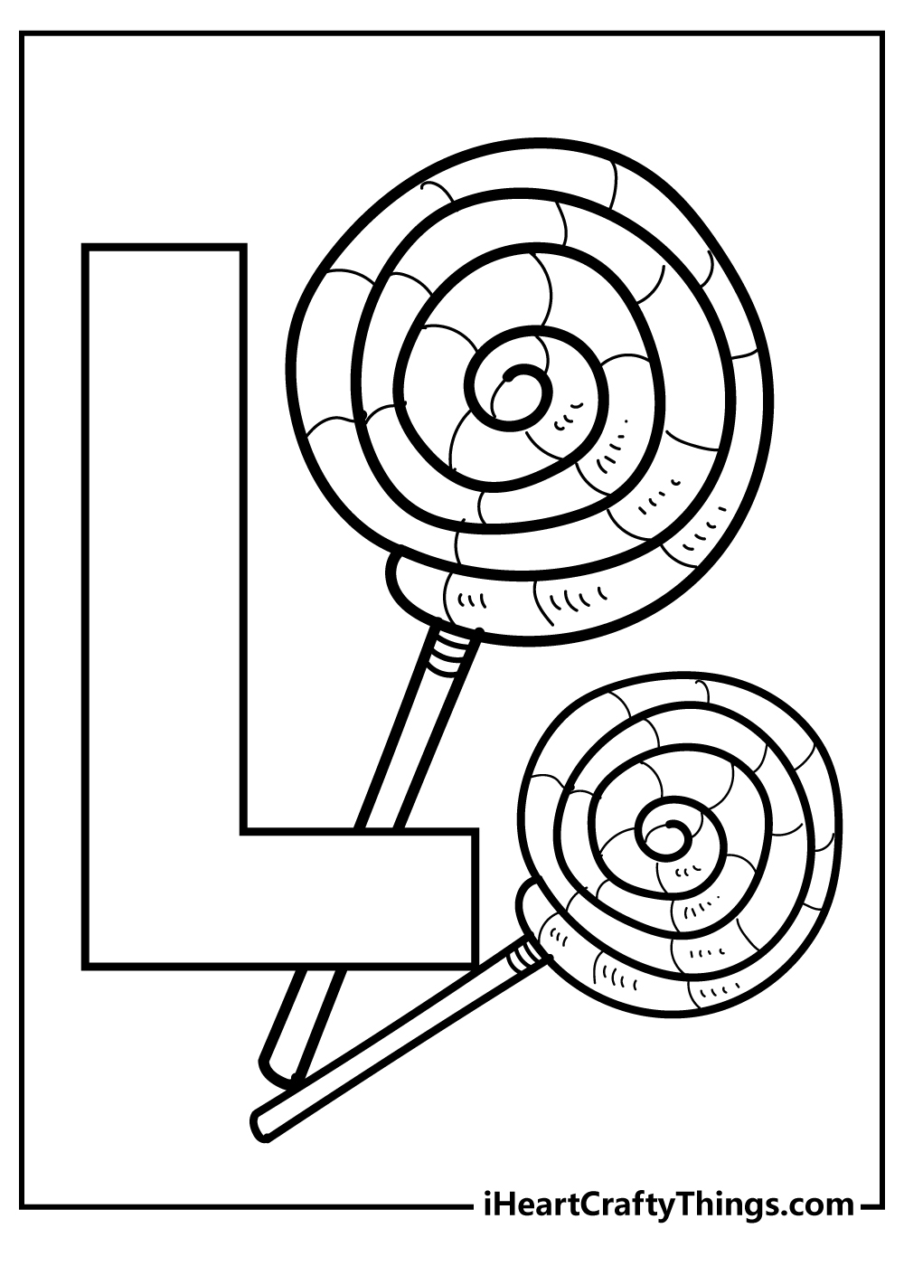 Letter l coloring pages free printables