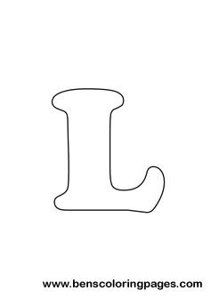 Free letter l coloring page letter l free lettering lettering