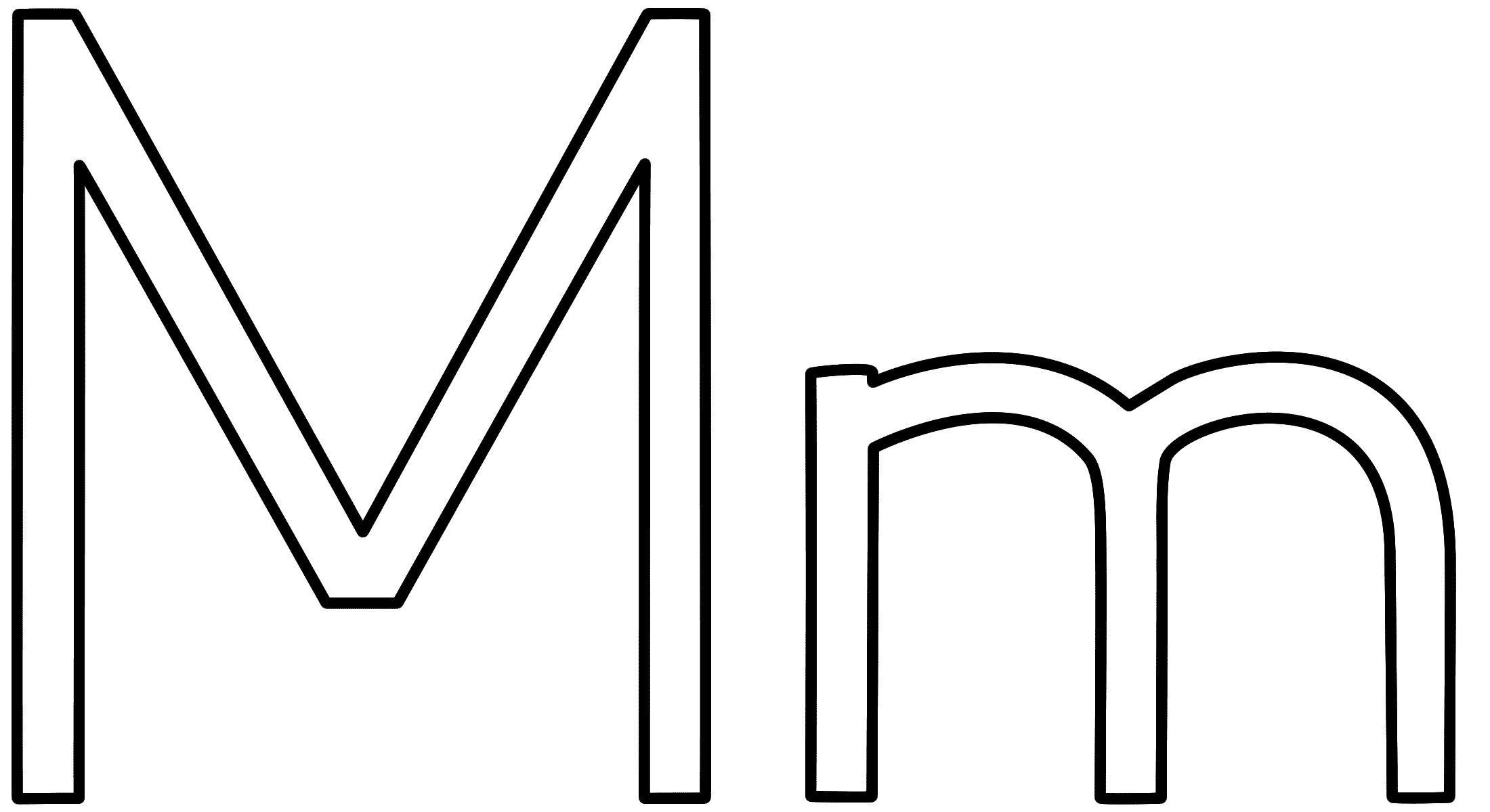 Letter m