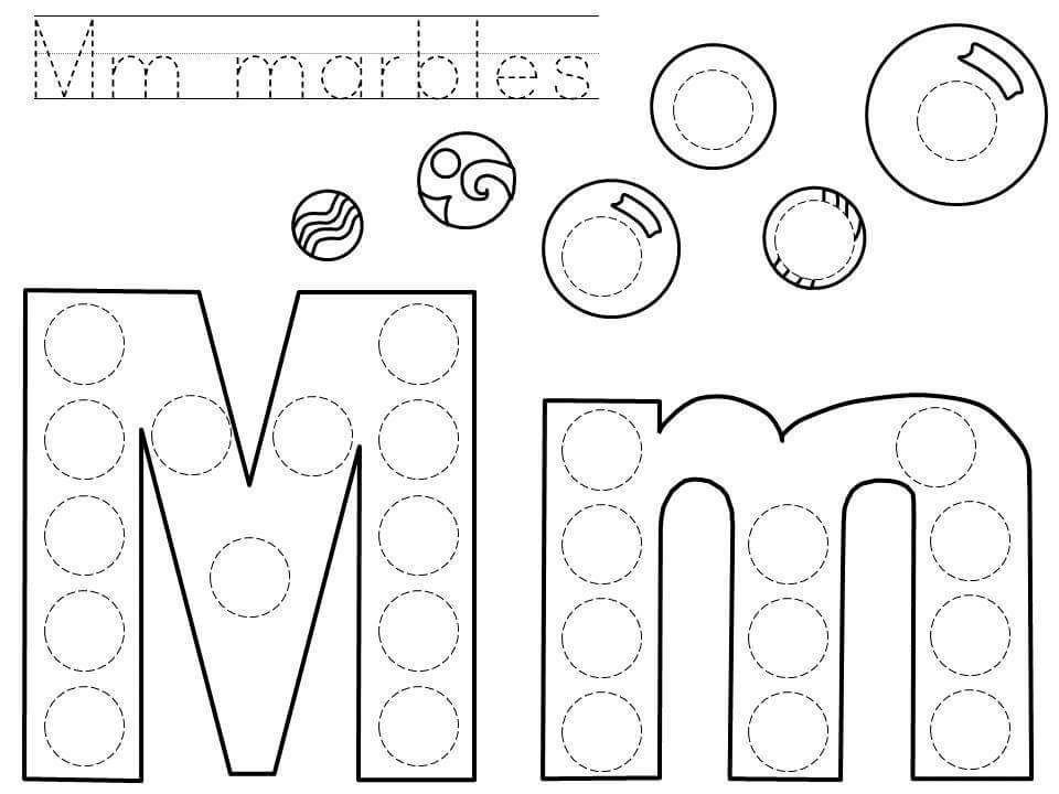 Dot letters do a dot alphabet worksheets