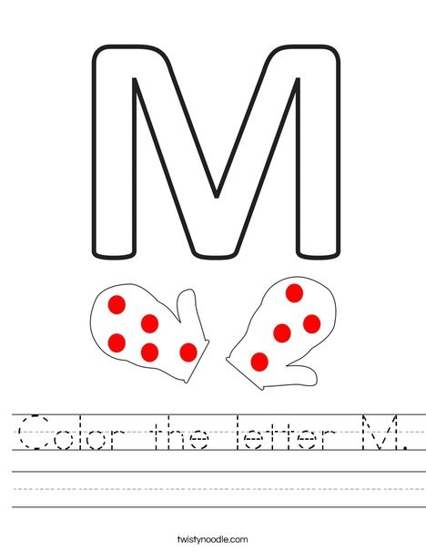 Marvelous letter m worksheets