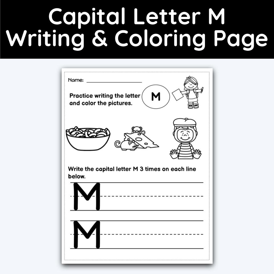 Capital letter m