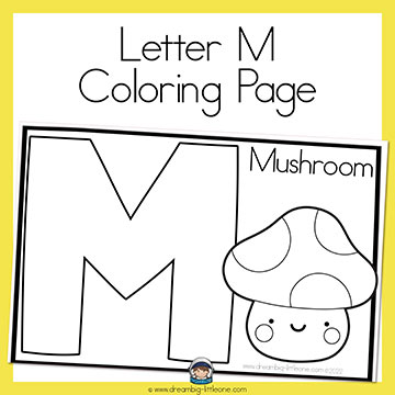 Alphabet coloring sheet for preschool age kids