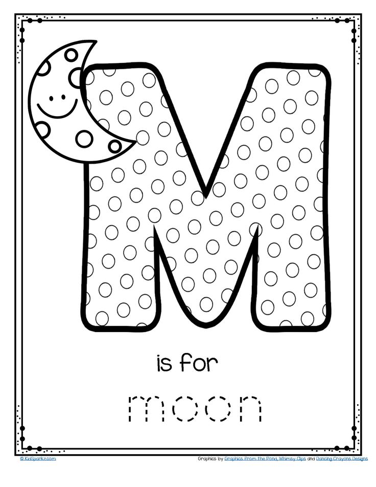 Free m is for moon alphabet letter printable alphabet preschoolfree prekactivities kindergarten reading worksheets letter m worksheets preschool worksheets