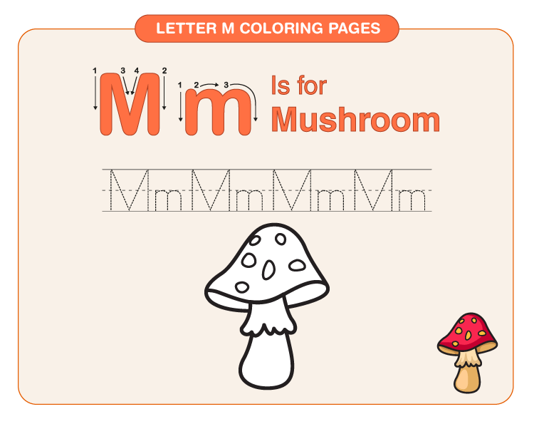 Letter m coloring pages download free printables for kids