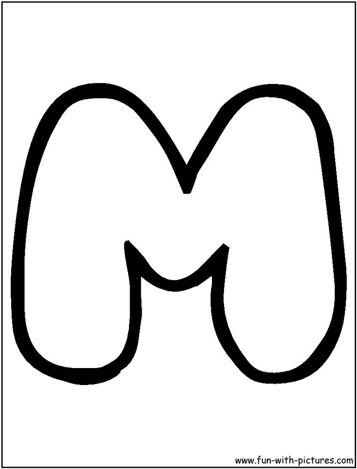 Bubble letter m coloring page alphabet coloring pages free printable coloring pages lettering