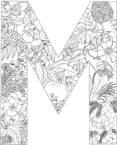 Letter m coloring page free printable coloring pages free printable coloring pages free printable coloring alphabet coloring pages