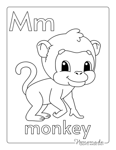 Free printable alphabet coloring pages for kids