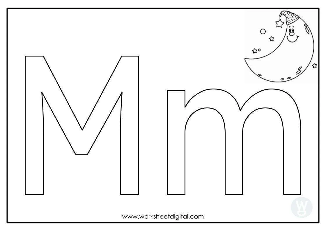 Letter m worksheet