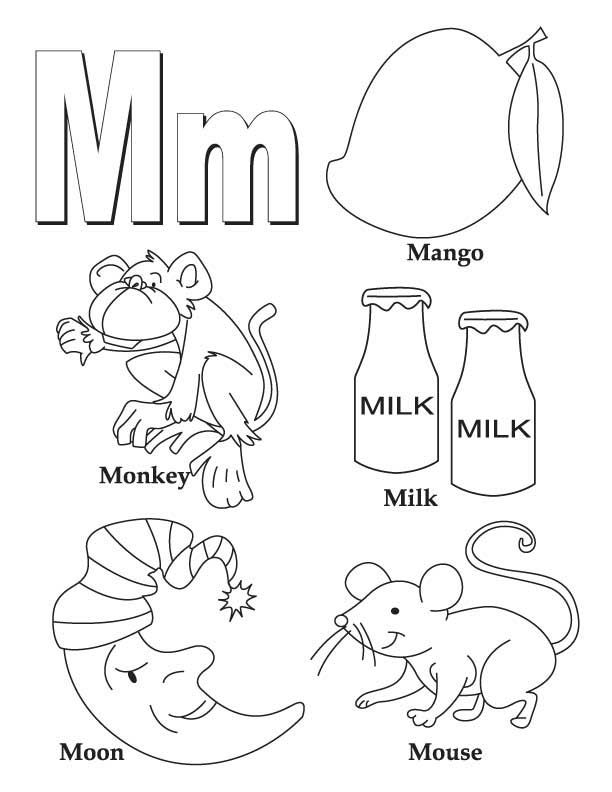 My a to z coloring book letter m coloring page download free my a to z coloring book letter m colorâ coloring letters alphabet coloring pages color worksheets