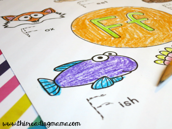 Alphabet coloring pages with uppercase tracing letters