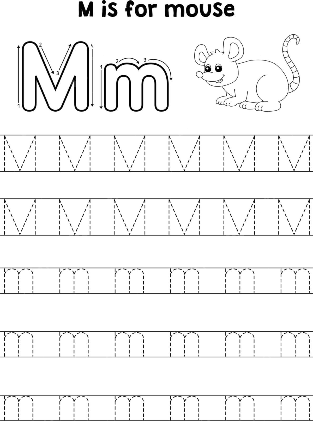 Abc coloring page with mouse tracing letters design silhouette school vector school drawing mouse drawing ring drawing png and vector with transparent background for free download