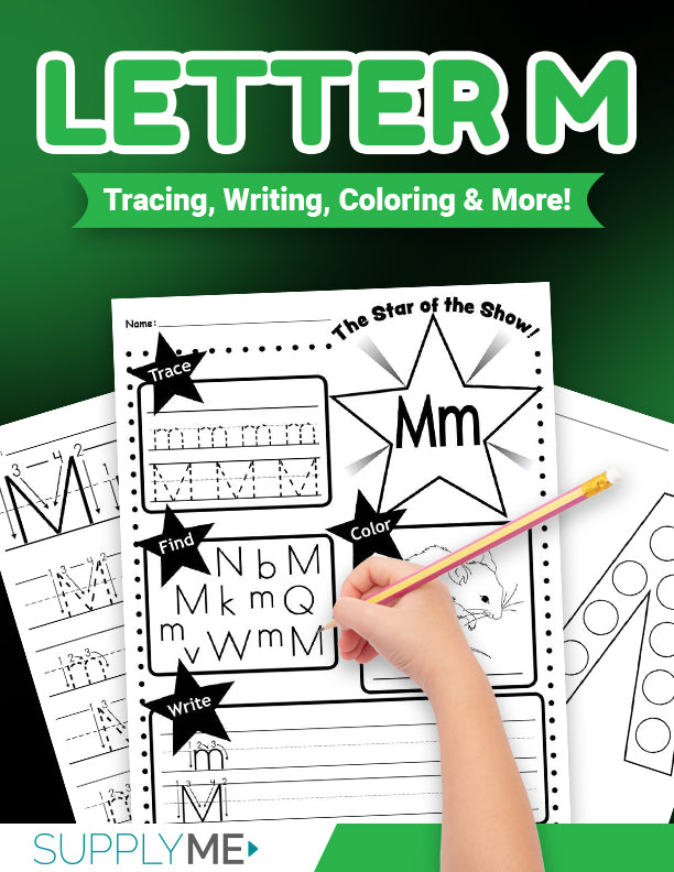 Letter m worksheets bundle