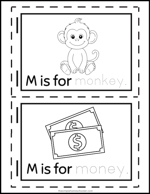 Letter m worksheets free easy print