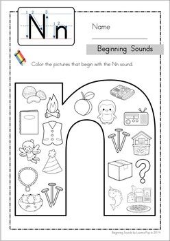 Beginning sounds