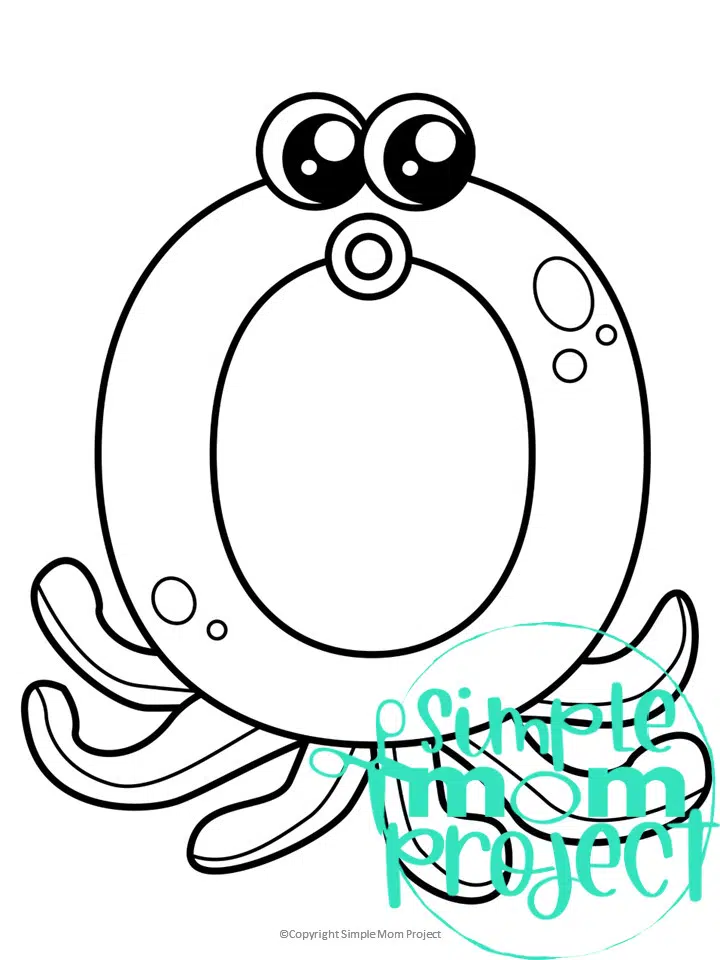 Free printable letter o coloring page â simple mom project