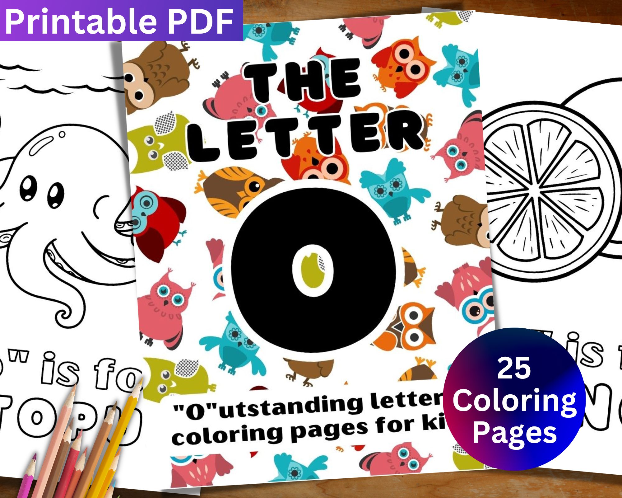 Outstanding letter o coloring pages for kids