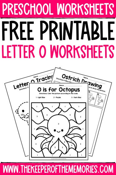 Free printable letter o worksheets