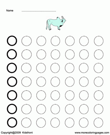 Printable capital letter dot to dots o coloring worksheets free online coloring pages