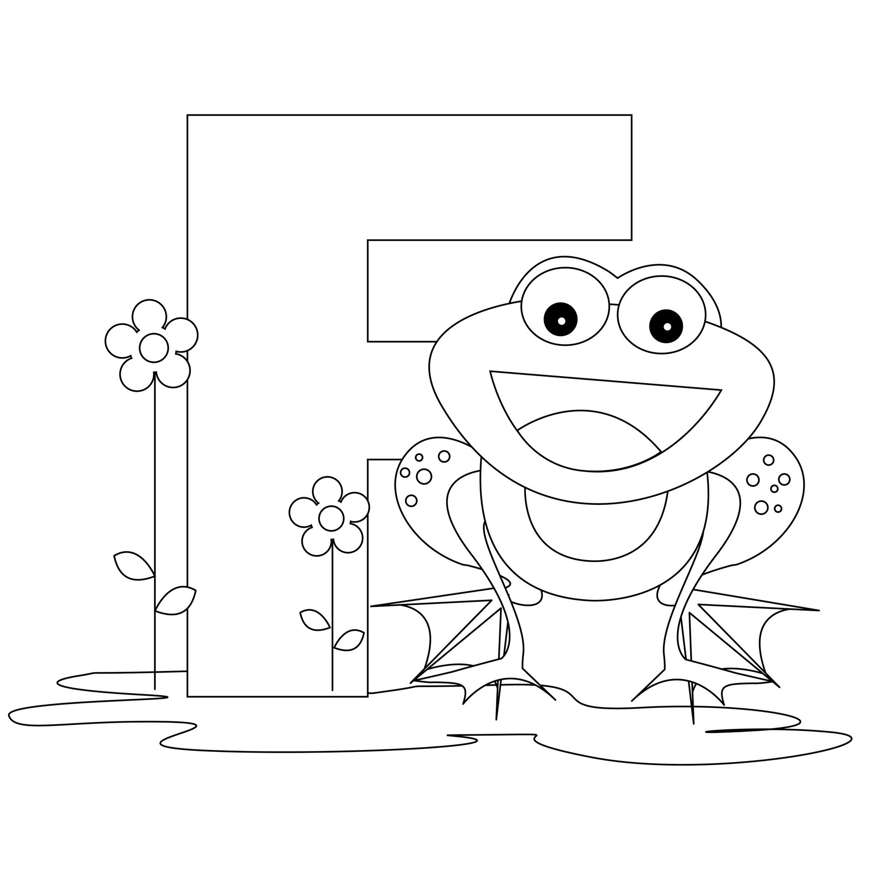 Free printable alphabet coloring pages for kids