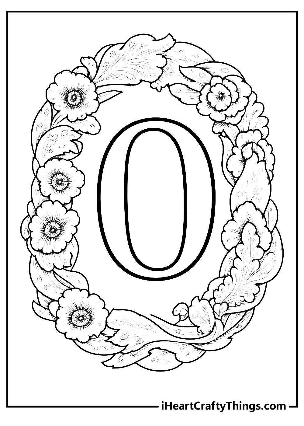 Letter o coloring pages free printables