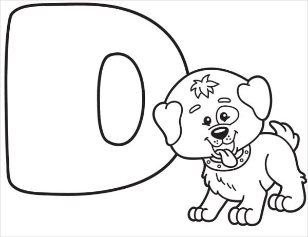 Alphabet coloring pages