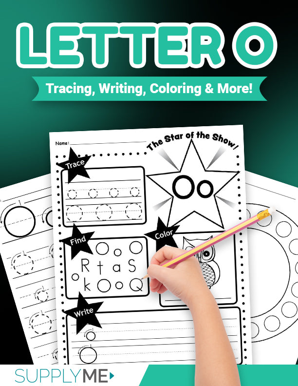 Letter o worksheets bundle