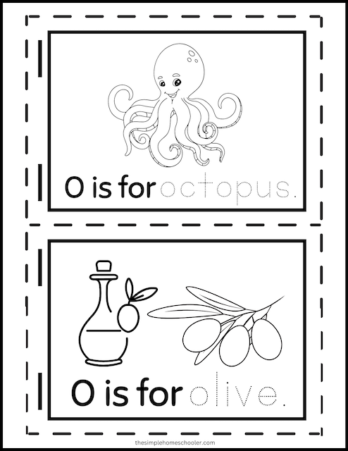 Letter o printables free easy print