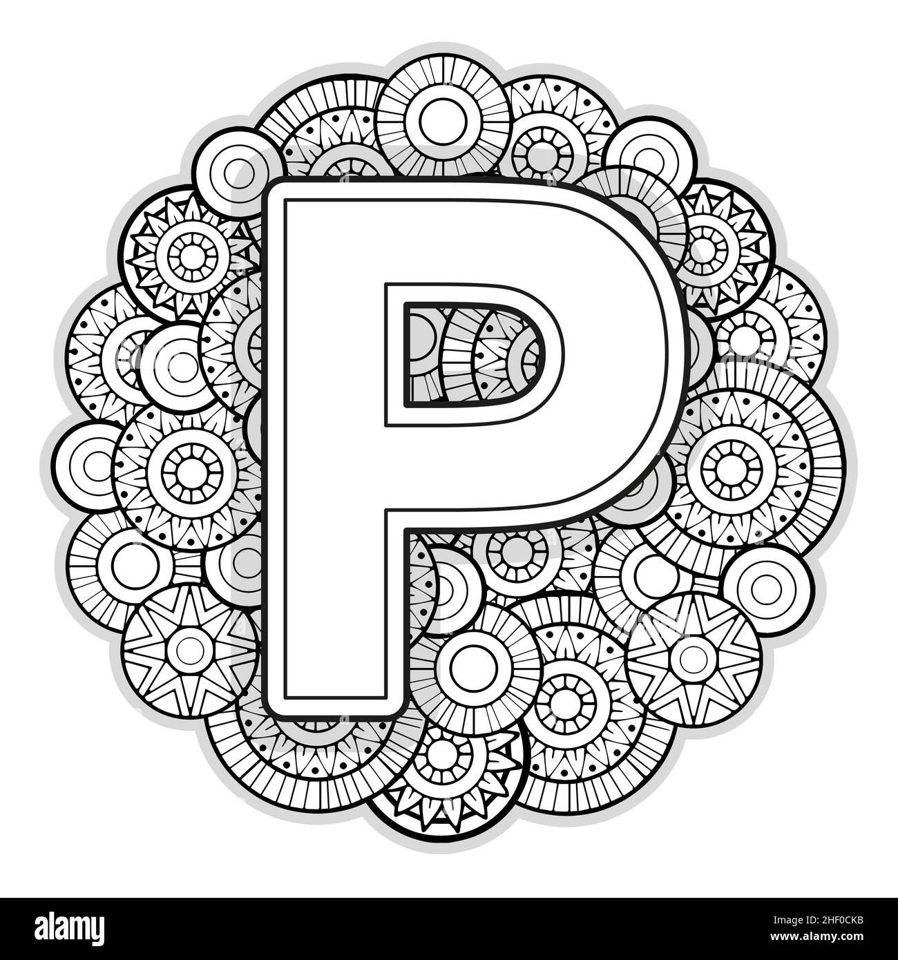 Letter p coloring pages hi