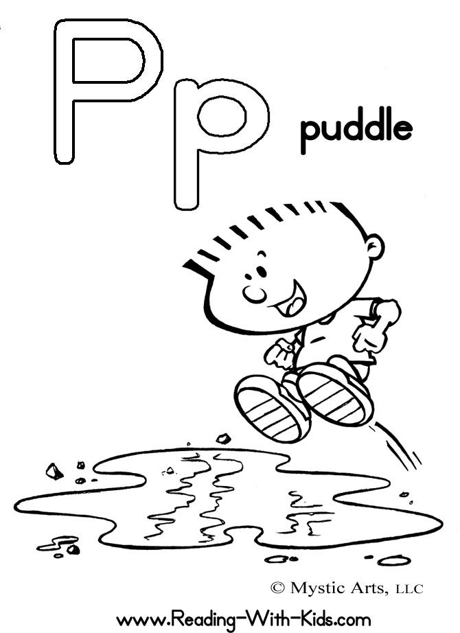 Letter p coloring sheet alphabet coloring pages preschool coloring pages letter p