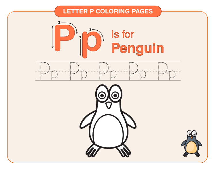 Letter p coloring pages download free printables for kids