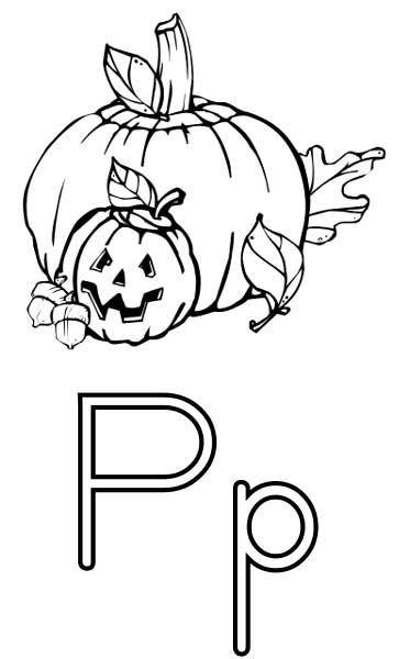 Pumpkin coloring page