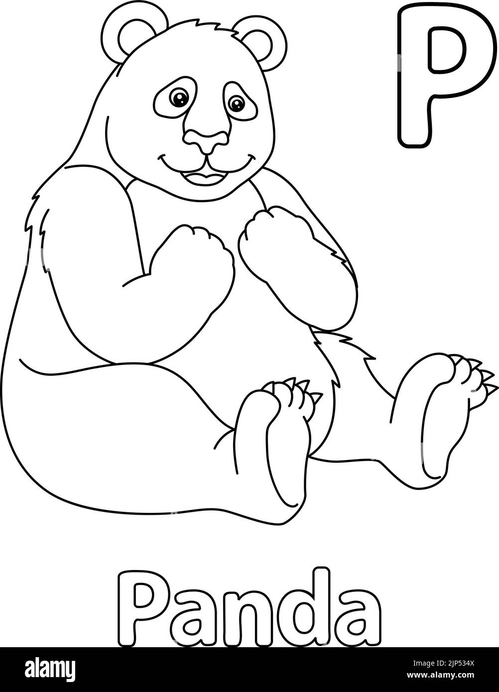 Panda colouring hi