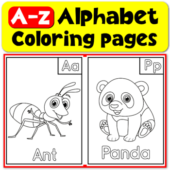 A to z printable alphabet coloring pages for preschoolers back to school