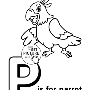 Letter p coloring pages printable for free download