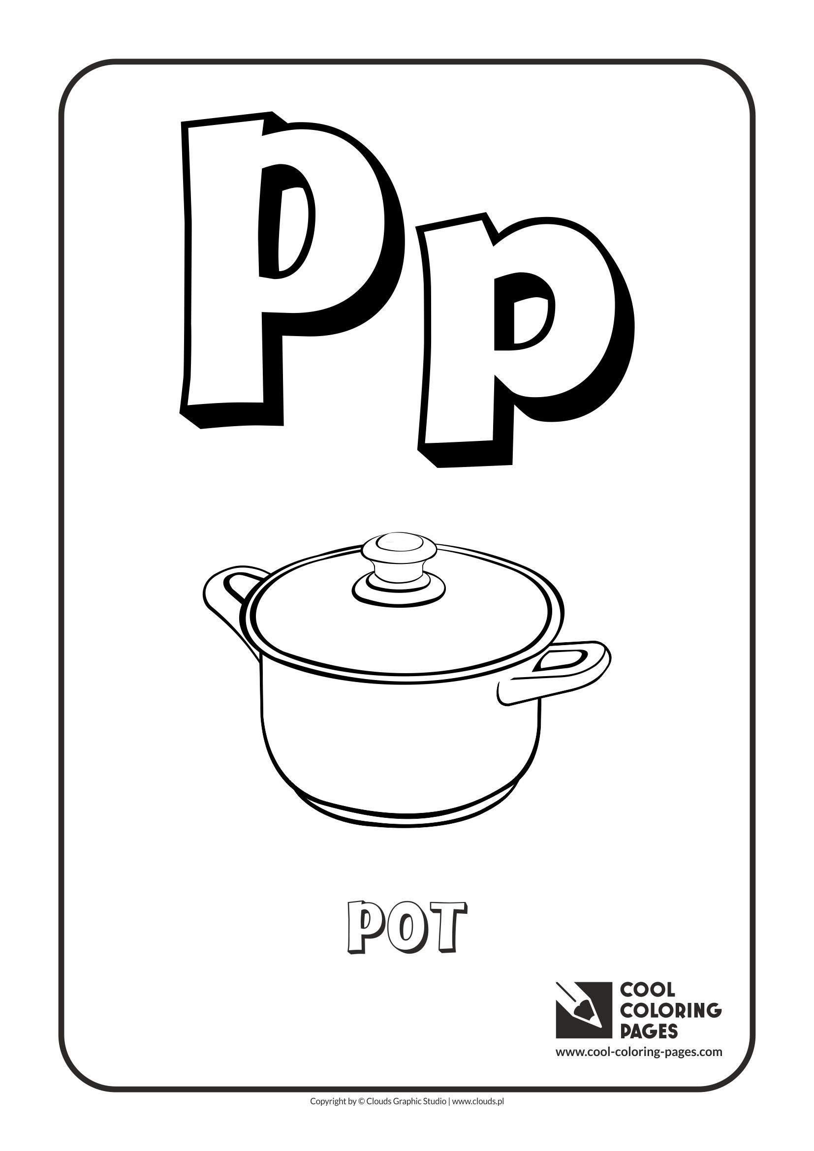 Cool coloring pages alphabet coloring pages