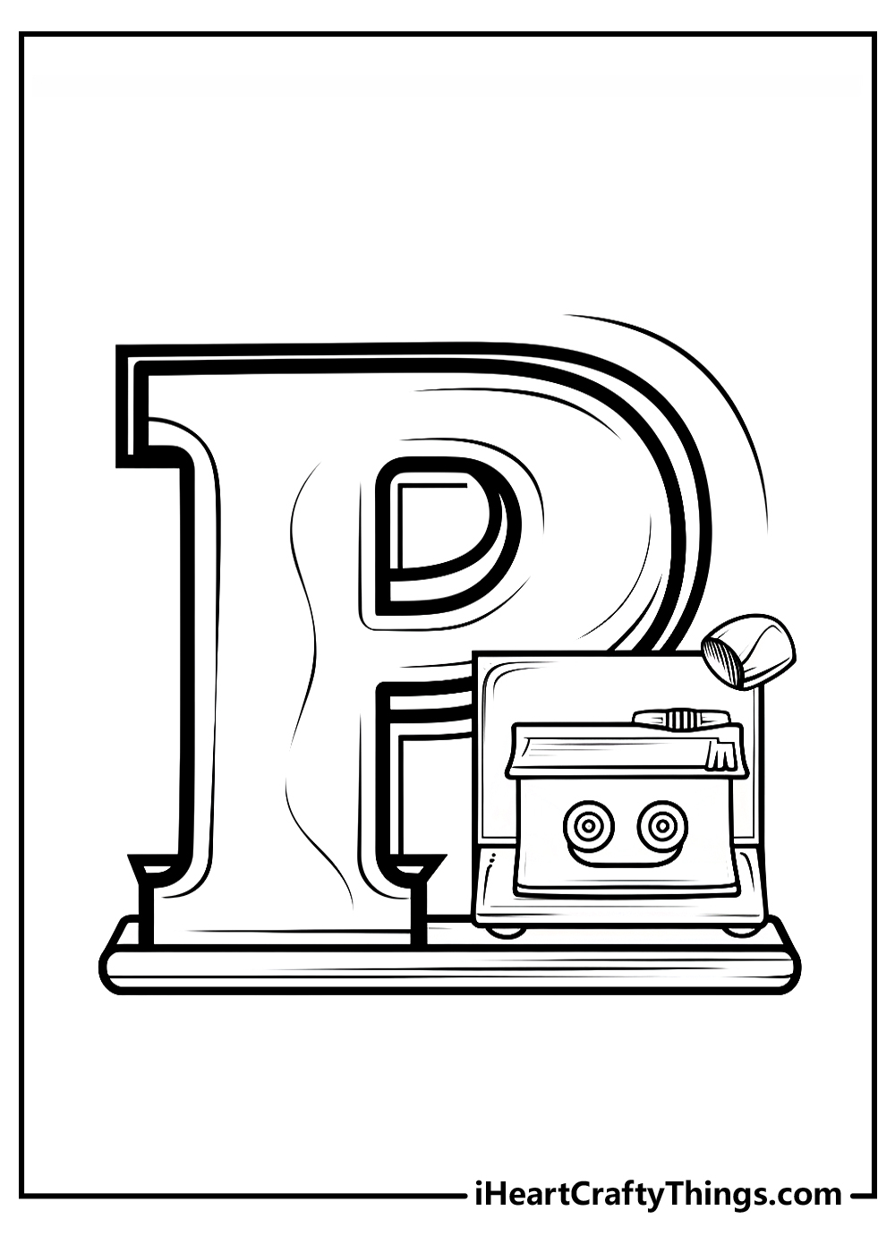 Letter p coloring pages free printables