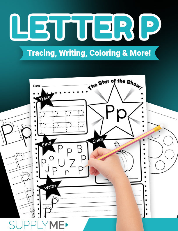 Letter p worksheets bundle