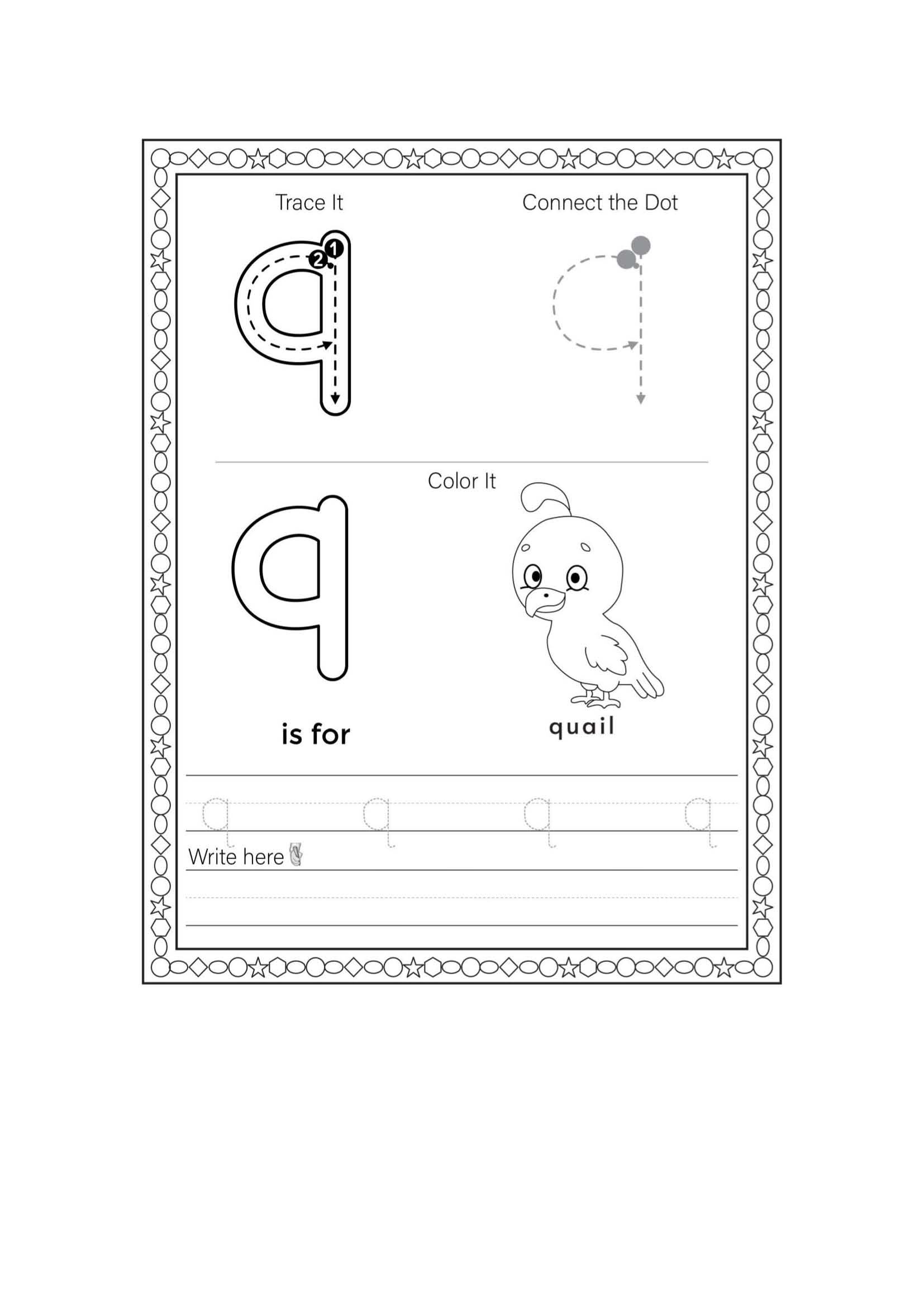 Letter tracing and coloring worksheet for preschoolers practice writing letters made by teachers