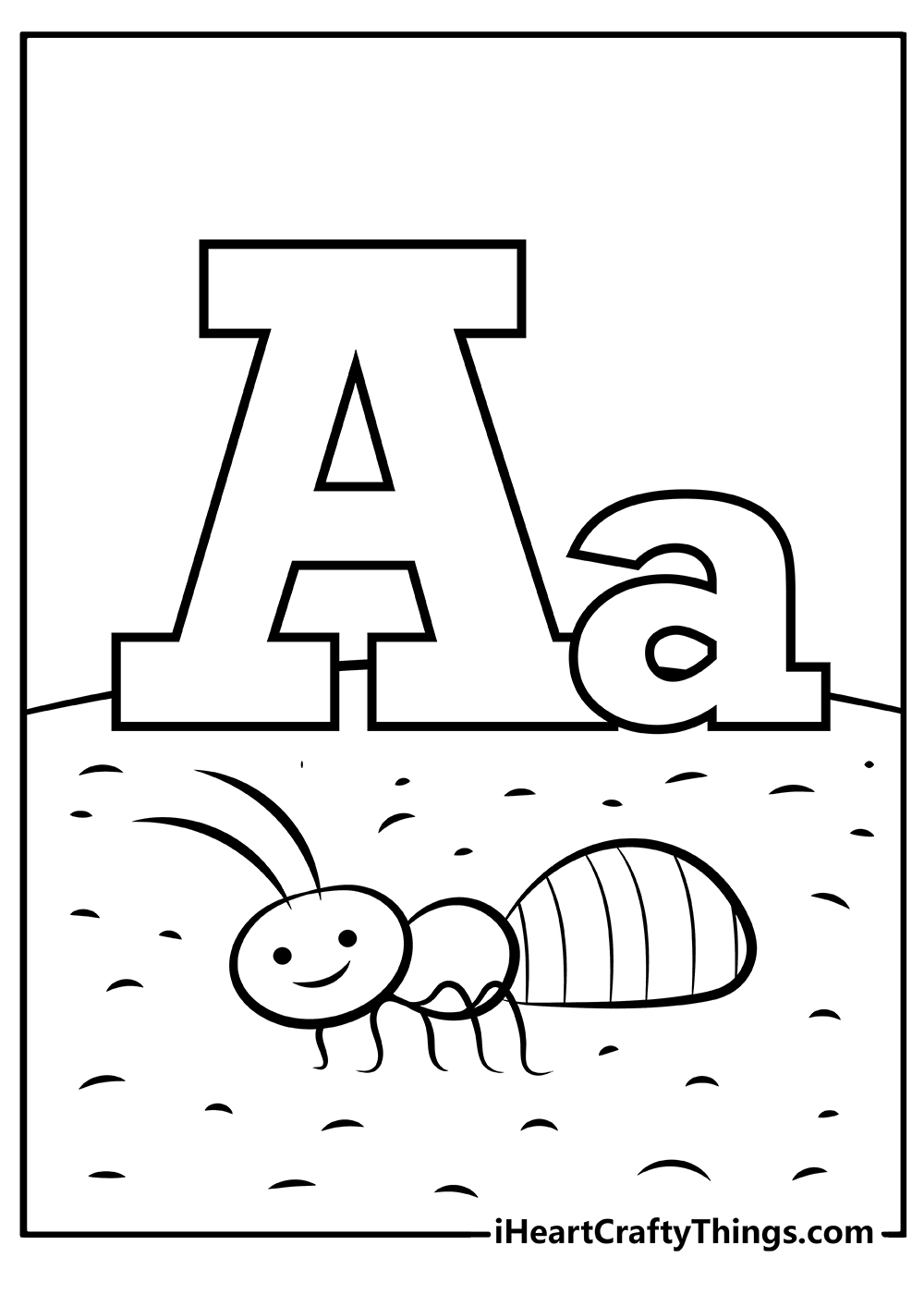 Alphabet coloring pages free printables