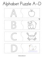 Alphabet coloring pages